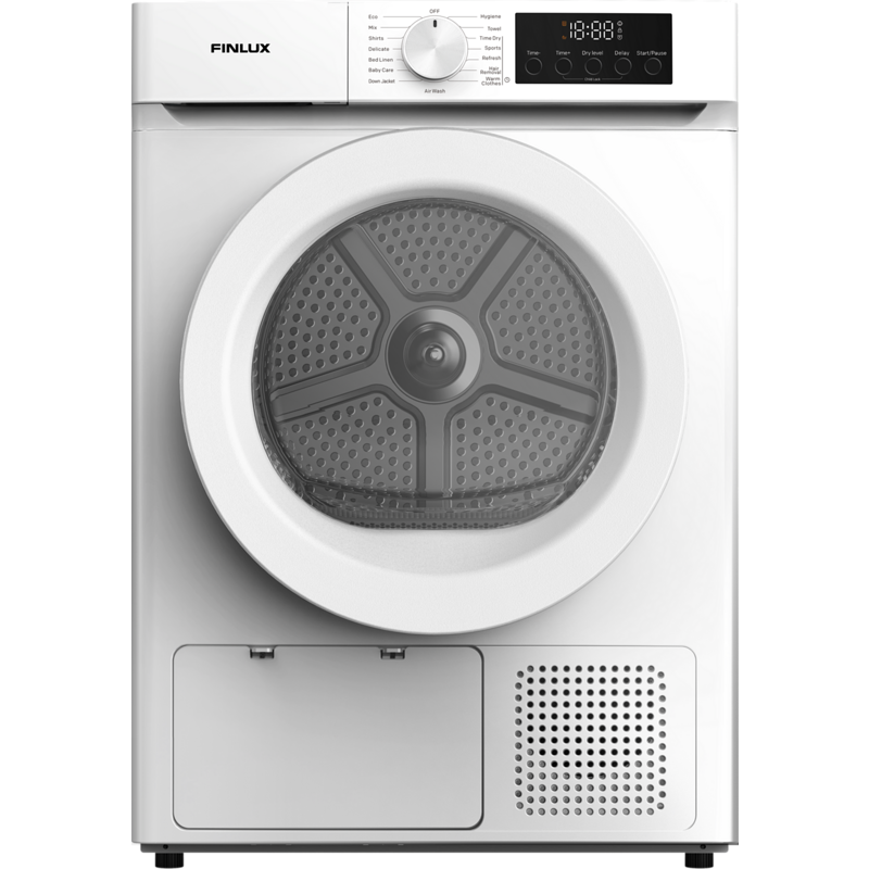 Στεγνωτήριο TDF8015SK, 8 kg, E, Λευκό ,Finlux